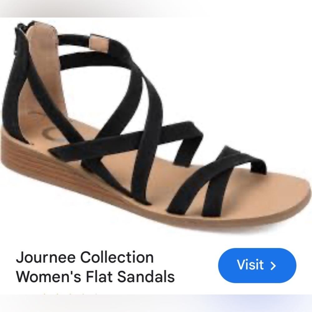 Journee Collection Lanza!  Size 10, black, cute! Nwbag​